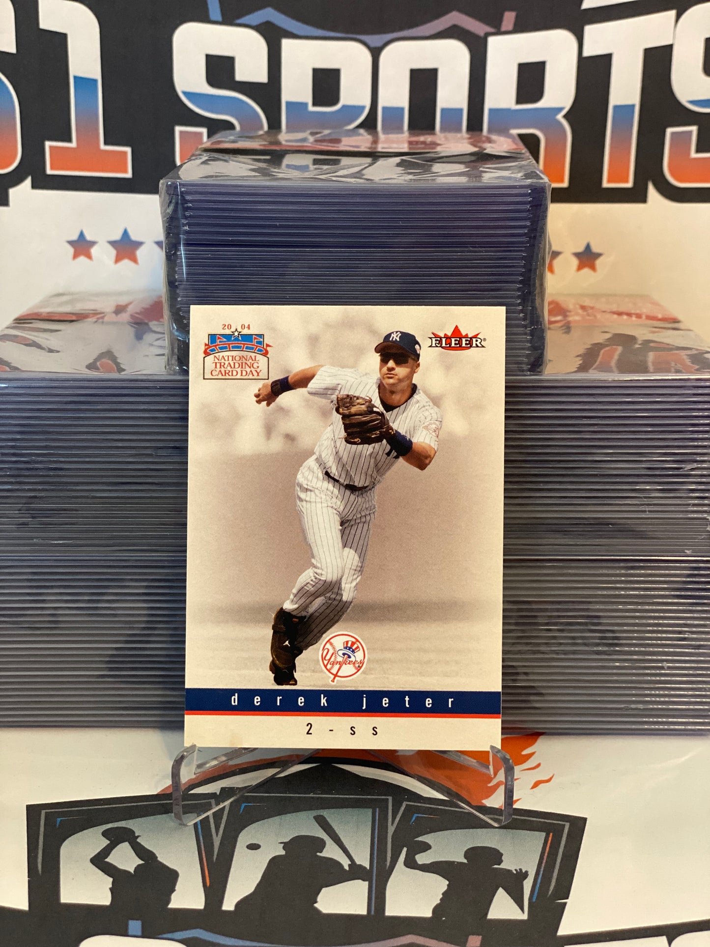 2004 Fleer (National Trading Card Day) Derek Jeter #1
