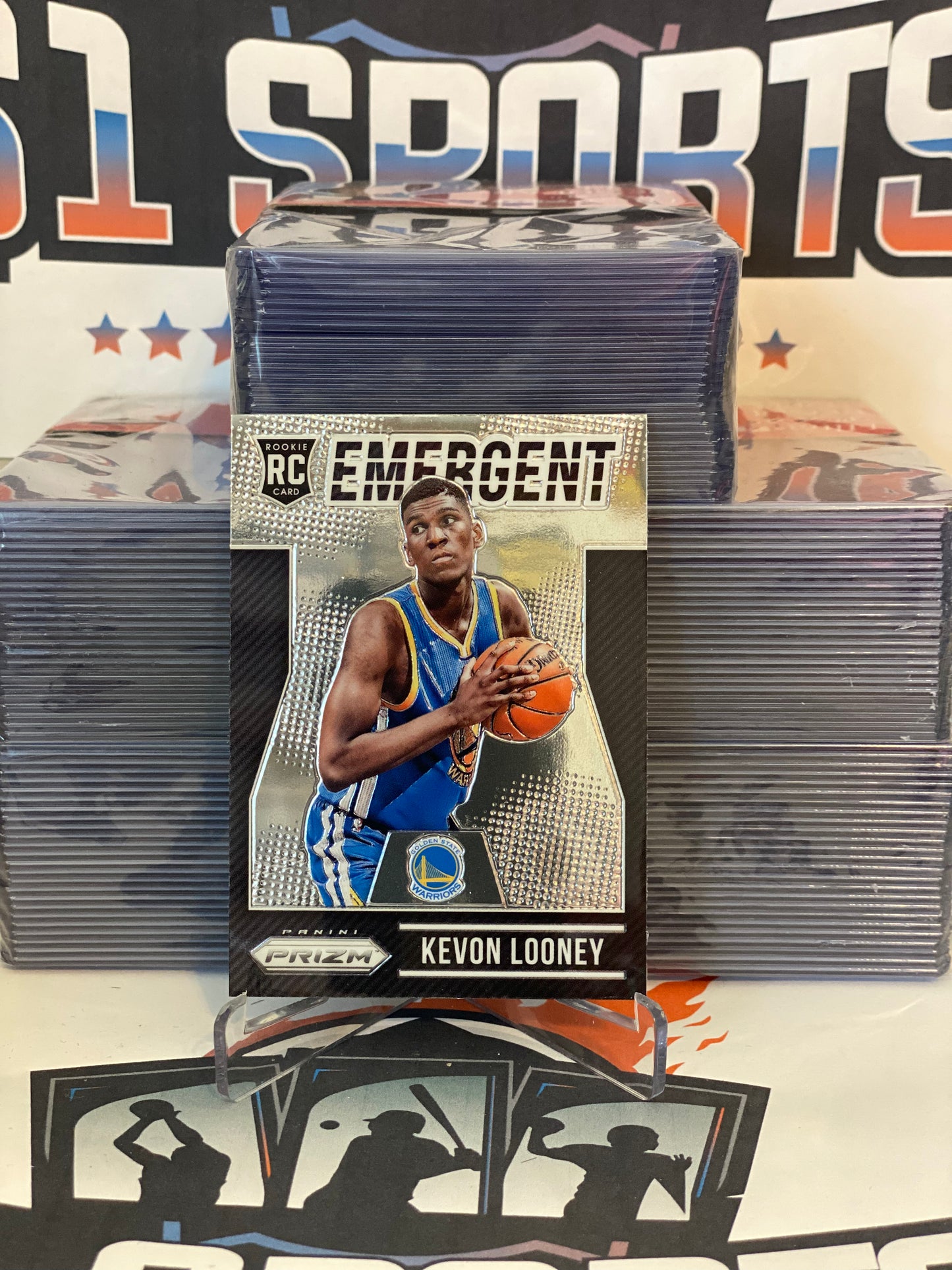 2015 Panini Prizm (Emergent) Kevon Looney Rookie #27