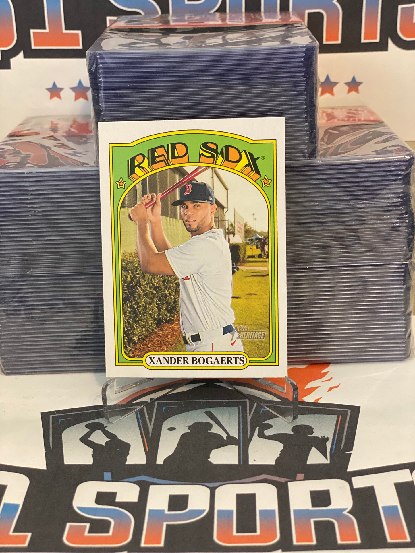 2021 Topps Heritage Xander Bogaerts #700
