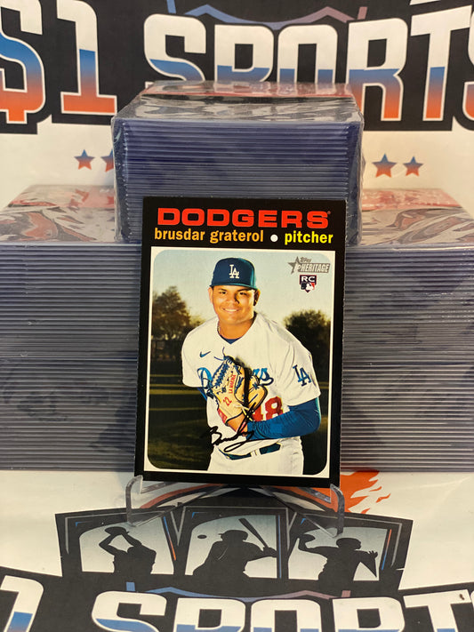 2020 Topps Heritage Brusdar Graterol Rookie #601