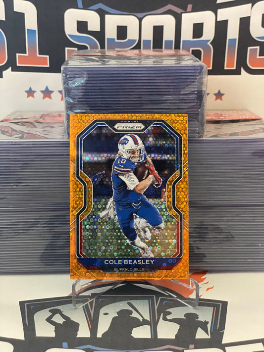 2020 Panini Prizm (Orange Disco Prizm) Cole Beasley #5