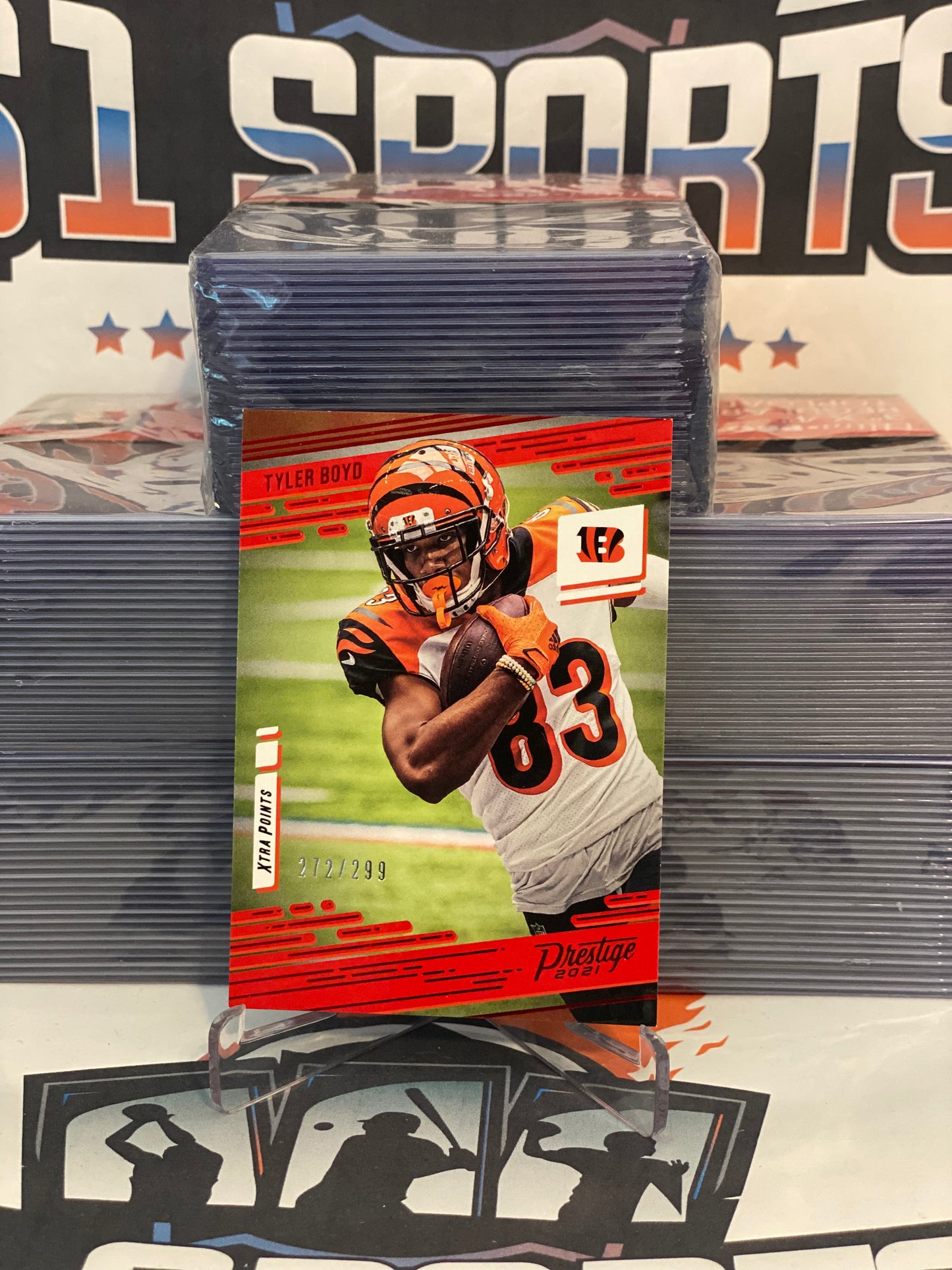 2021 Panini Prestige (Red 272/299) Tyler Boyd #69