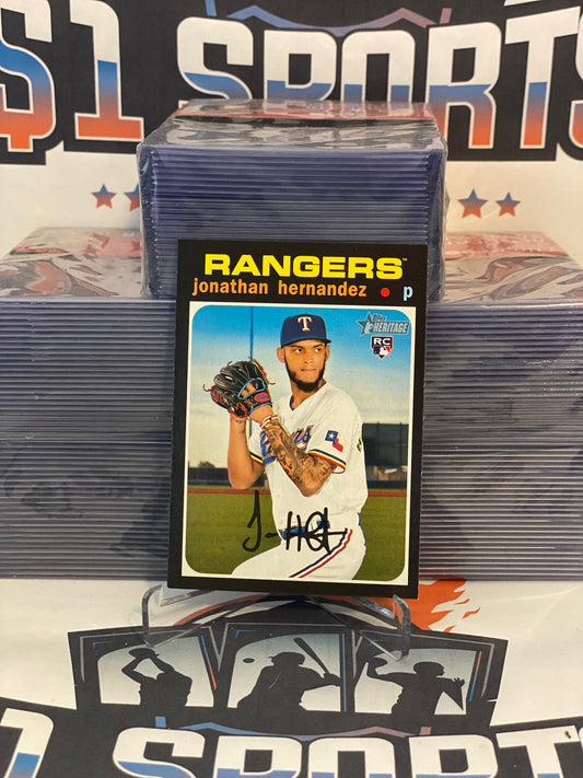 2020 Topps Heritage Jonathan Hernandez Rookie #506