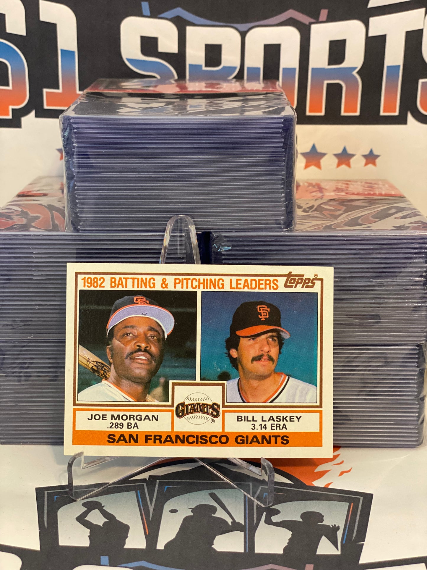 1983 Topps (San Francisco Giants Team Card) Joe Morgan & Bill Laskey #171