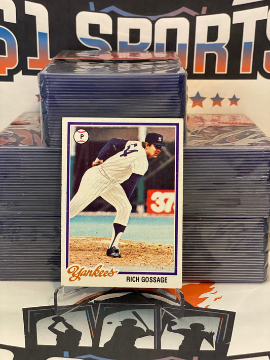 1978 Topps Rich “Goose” Gossage #70