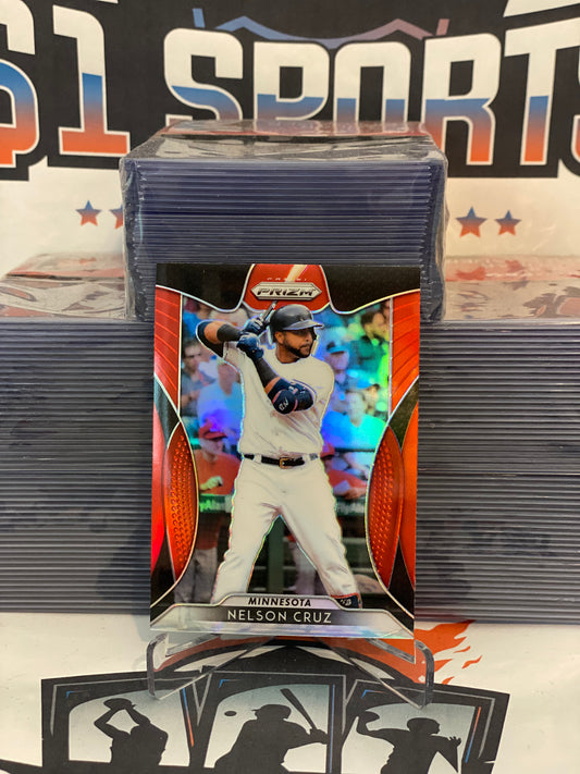 2019 Panini Prizm (Red Prizm) Nelson Cruz #111