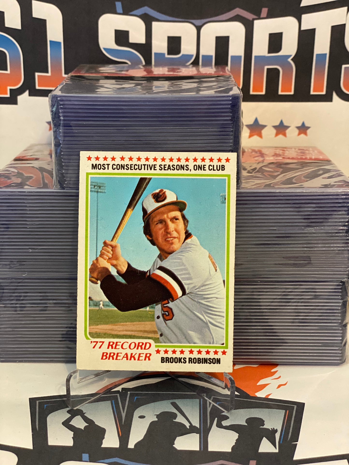 1978 Topps (Most Consecutive Seasons, One Club) Brooks Robinson #4