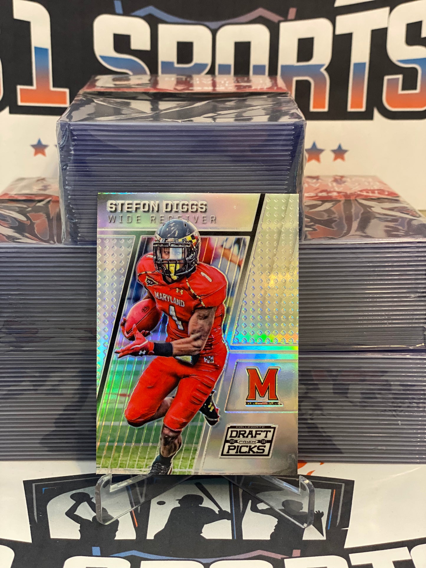 2016 Panini Prizm Draft Picks (Silver Prizm) Stefon Diggs #86