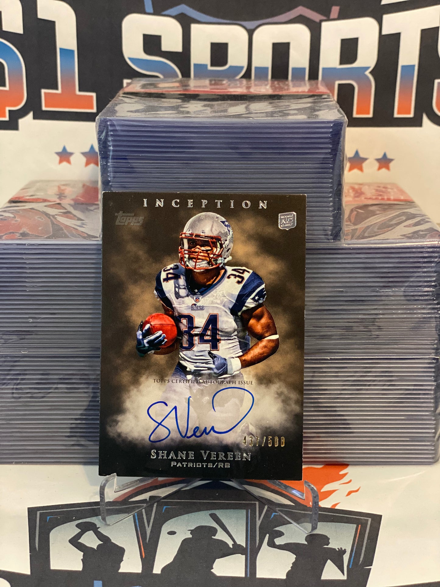 2011 Topps Inceptions (Rookie Auto 437/500) Shane Vereen #116