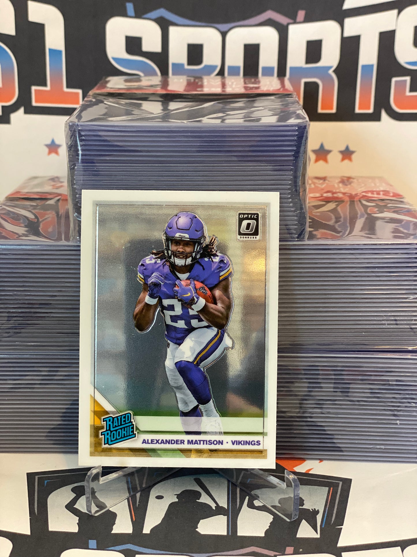 2019 Donruss Optic (Rated Rookie) Alexander Mattison #181