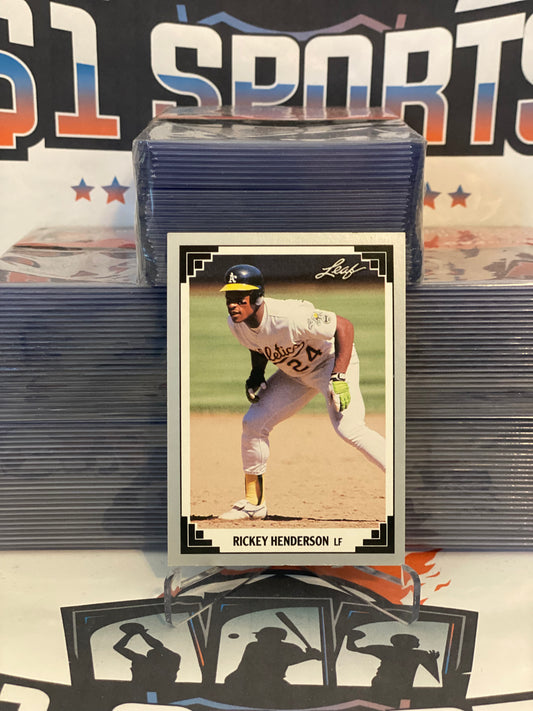 1991 Leaf Rickey Henderson #101