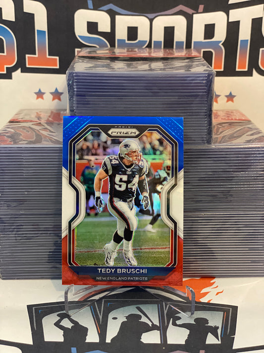 2020 Panini Prizm (Red White Blue Prizm) Tedy Bruschi #26