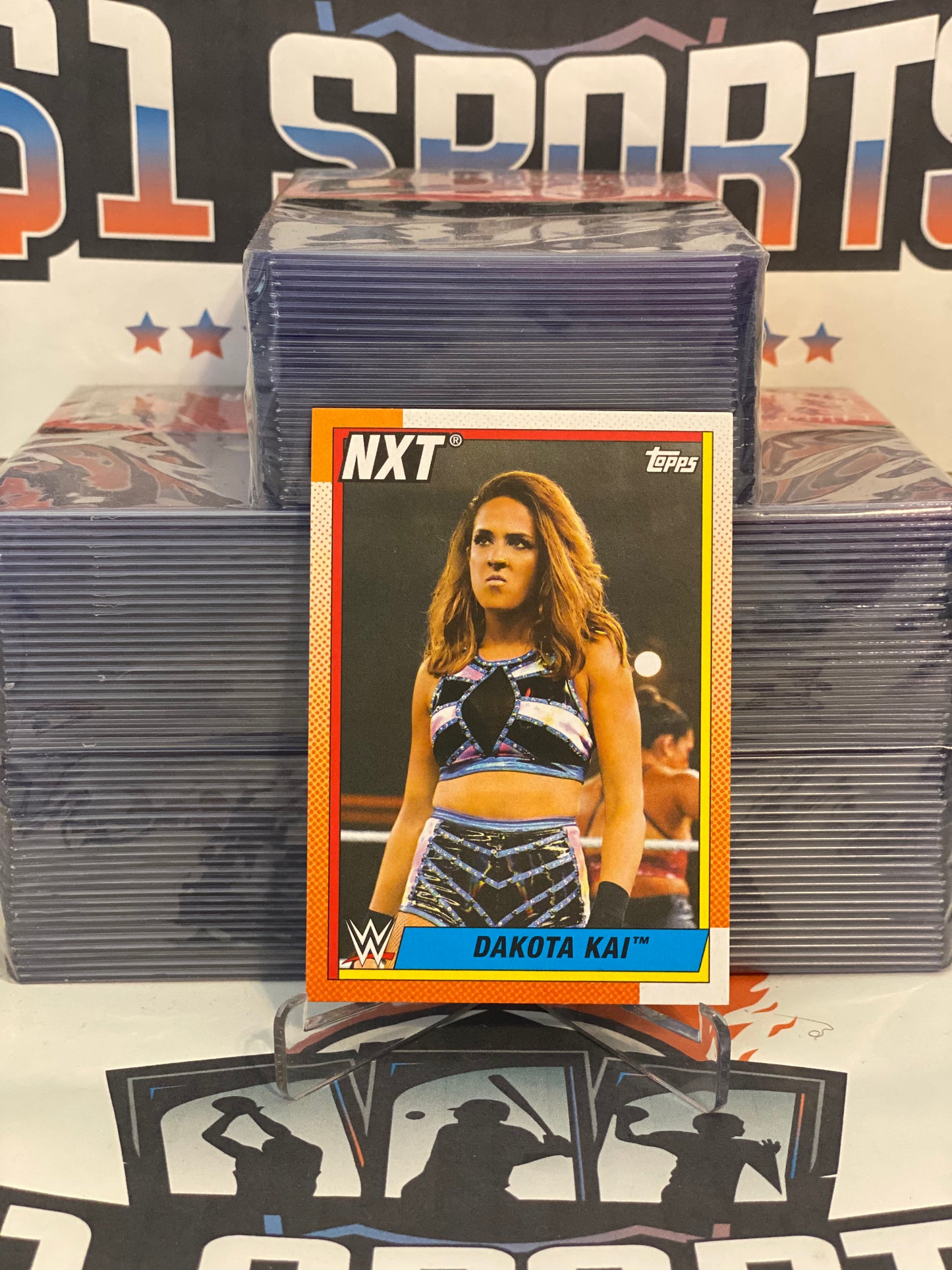 2021 Topps Heritage WWE Dakota Kai #81