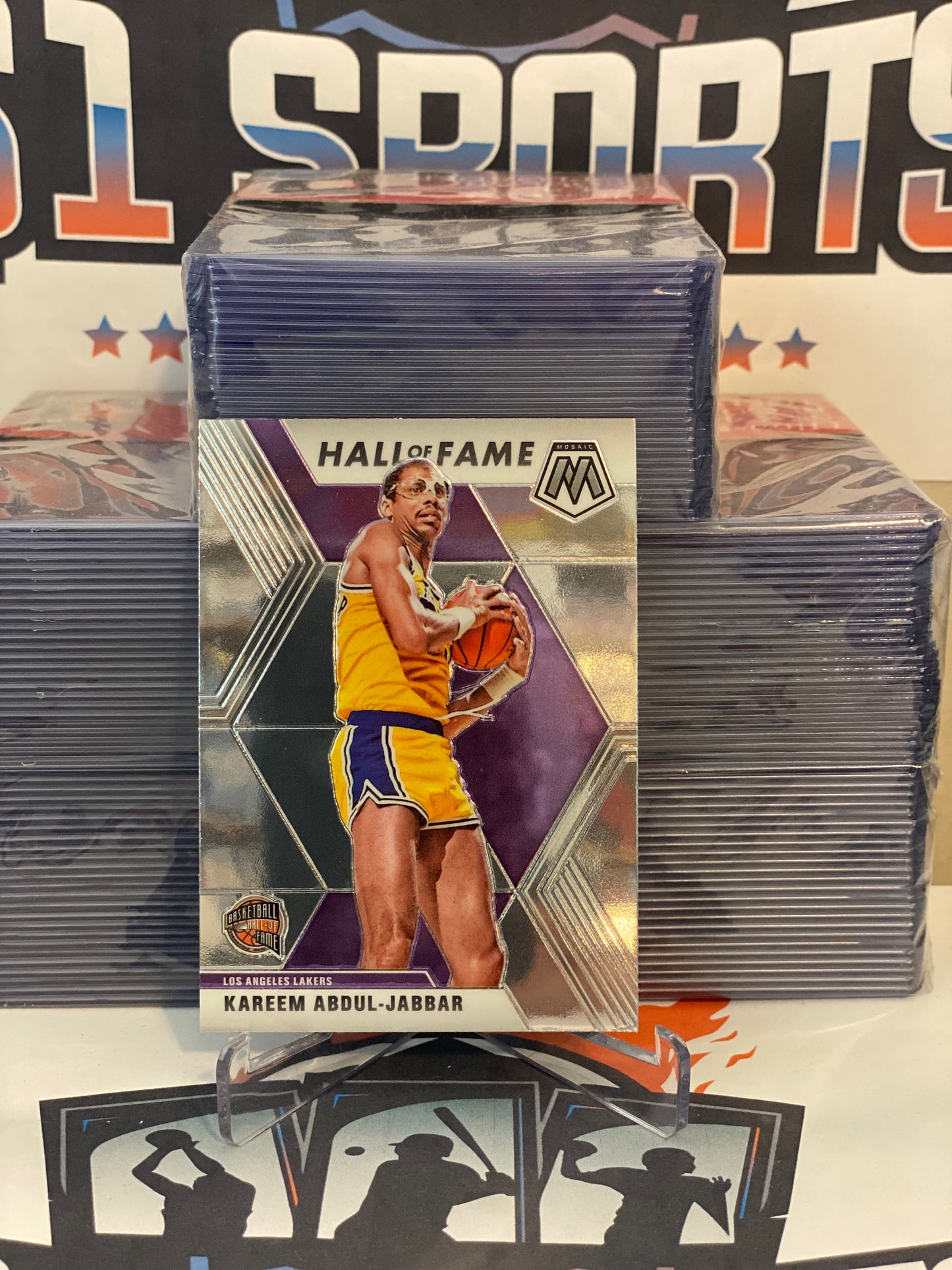 2019 Panini Mosaic (Hall of Fame) Kareem Abdul-Jabbar #283