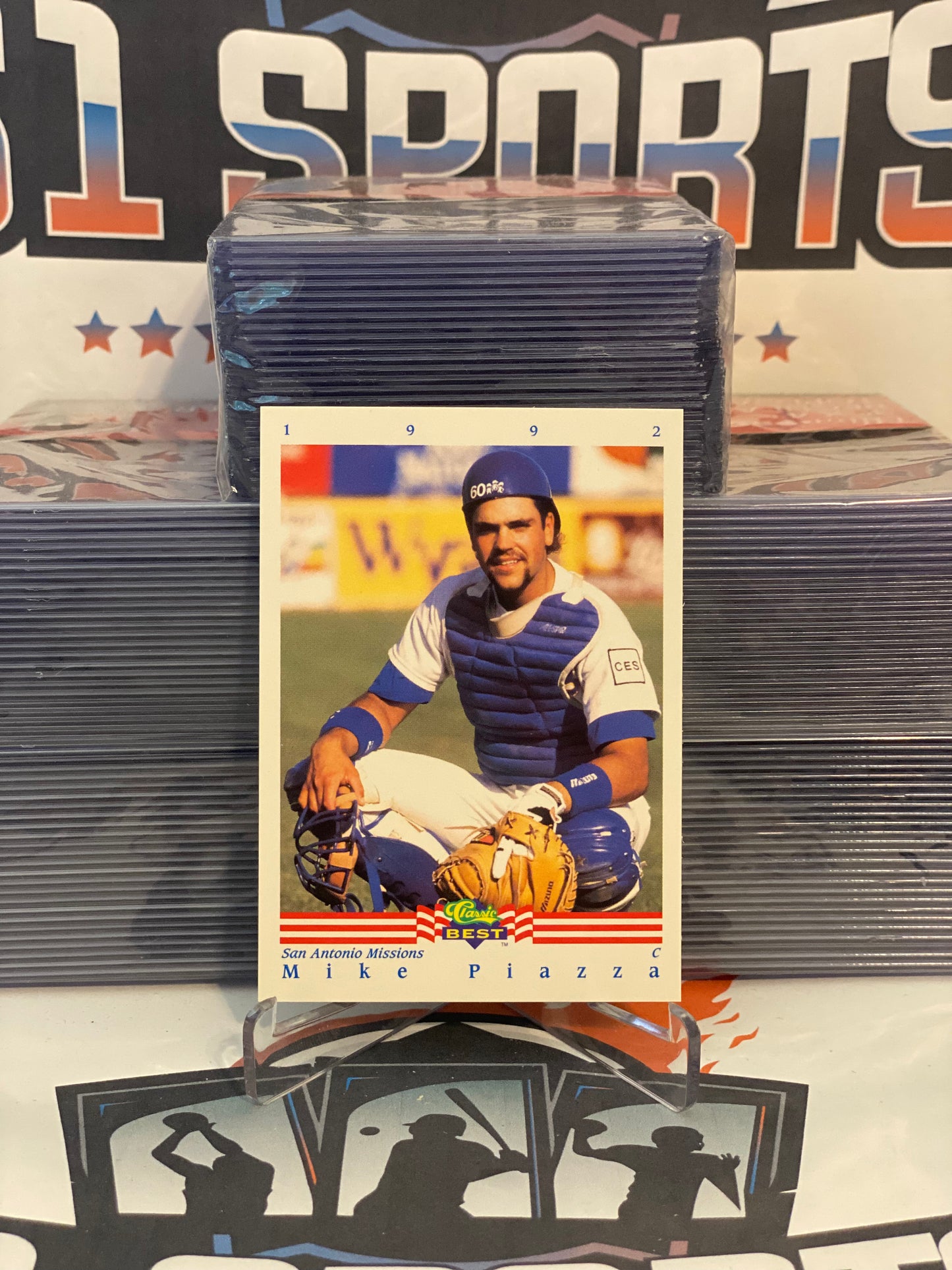 1992 Classic Mike Piazza Rookie #345