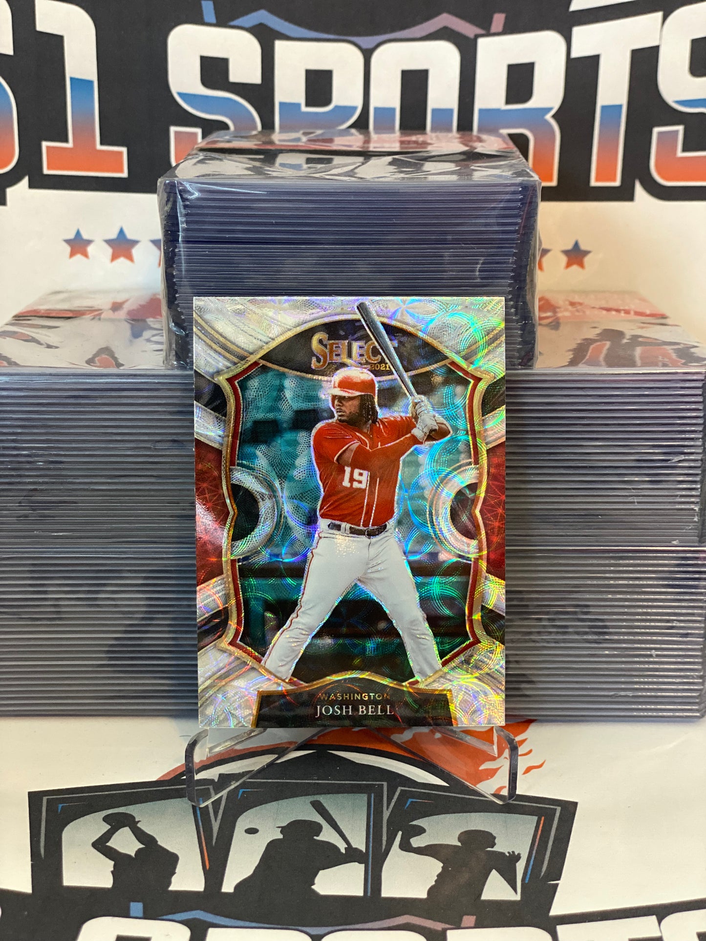 2021 Panini Select (Scope Prizm) Josh Bell #69