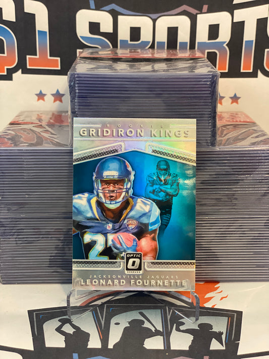 2017 Donruss Optic (Holo Prizm, Rookie Gridiron Kings) Leonard Fournette #16