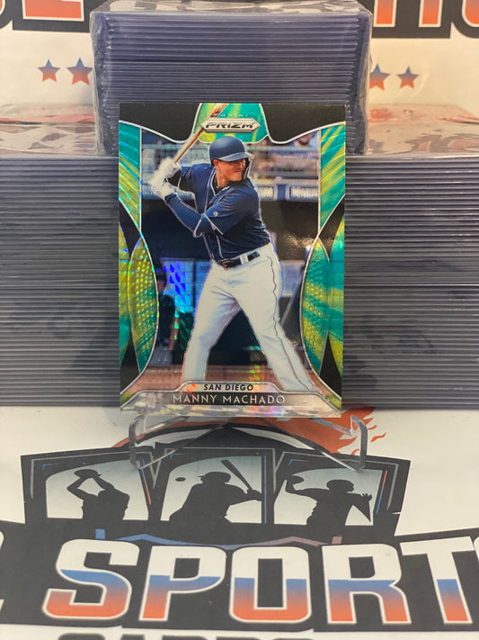 2019 Panini Prizm (Green Yellow Prizm) Manny Machado #13