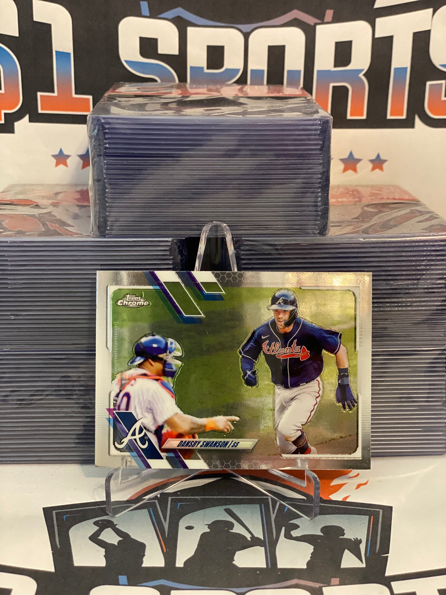 2021 Topps Chrome Dansby Swanson #7