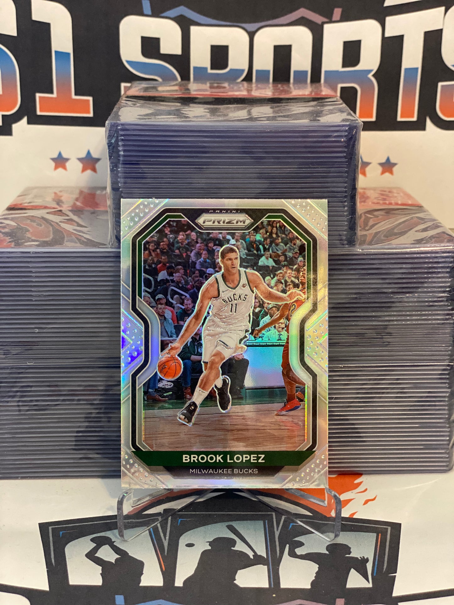 2020 Panini Prizm (Silver Prizm) Brook Lopez #29