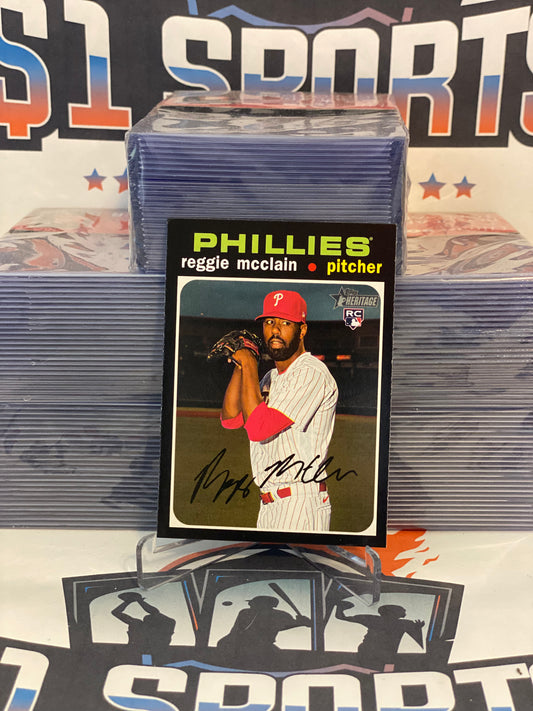 2020 Topps Heritage Reggie McClain Rookie #608