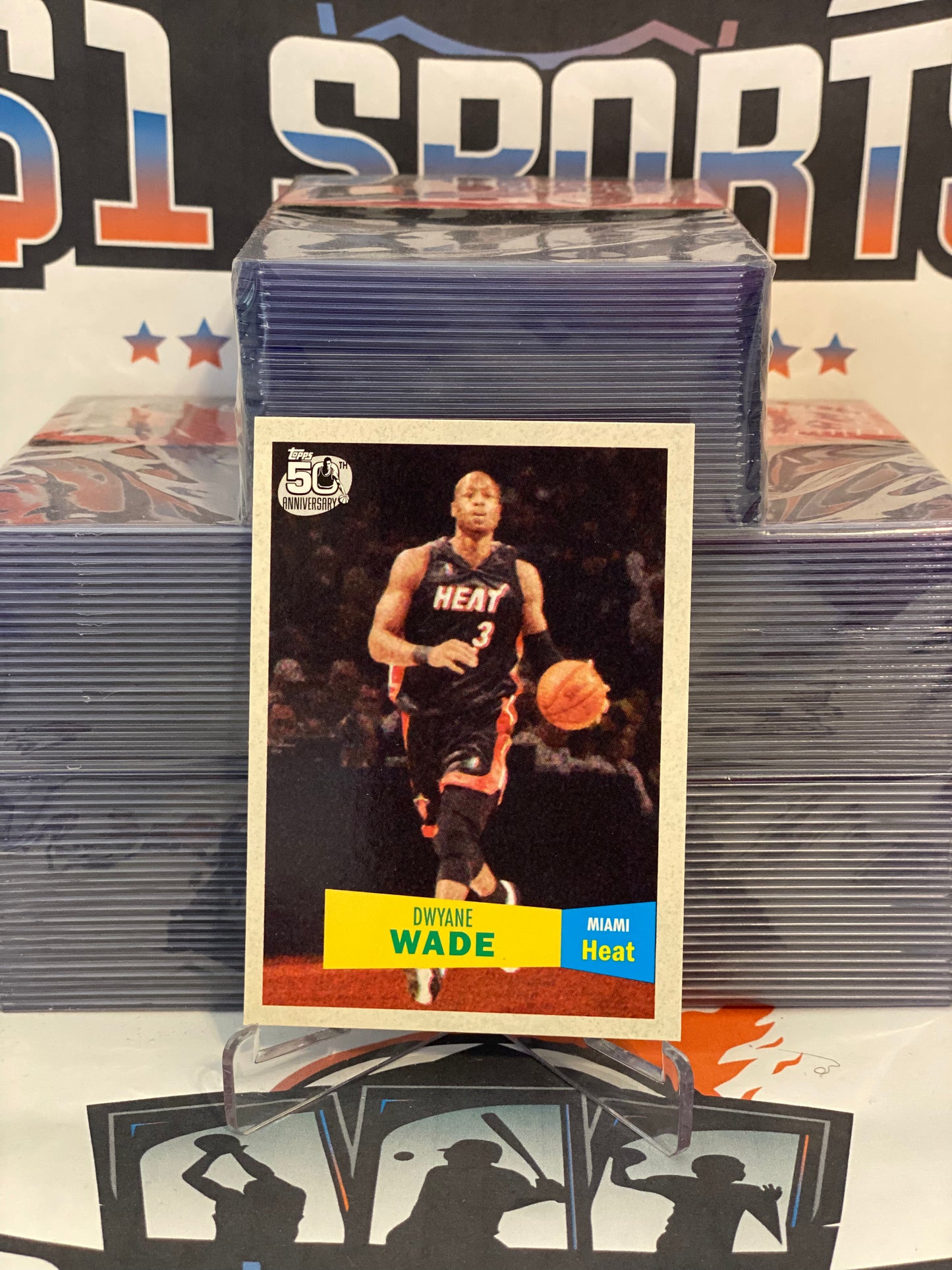 2007 Topps (1957 Variation) Dwyane Wade #3