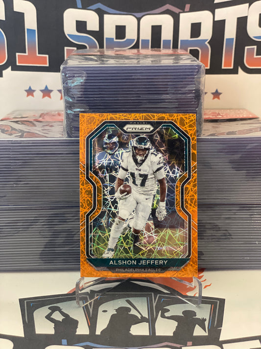 2020 Panini Prizm (Orange Laser Prizm) Alshon Jeffery #167