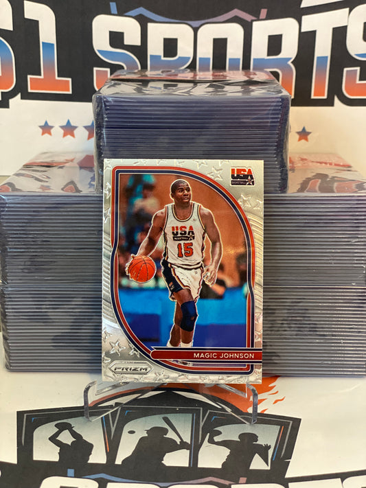 2020 Panini Prizm (USAB) Magic Johnson #7