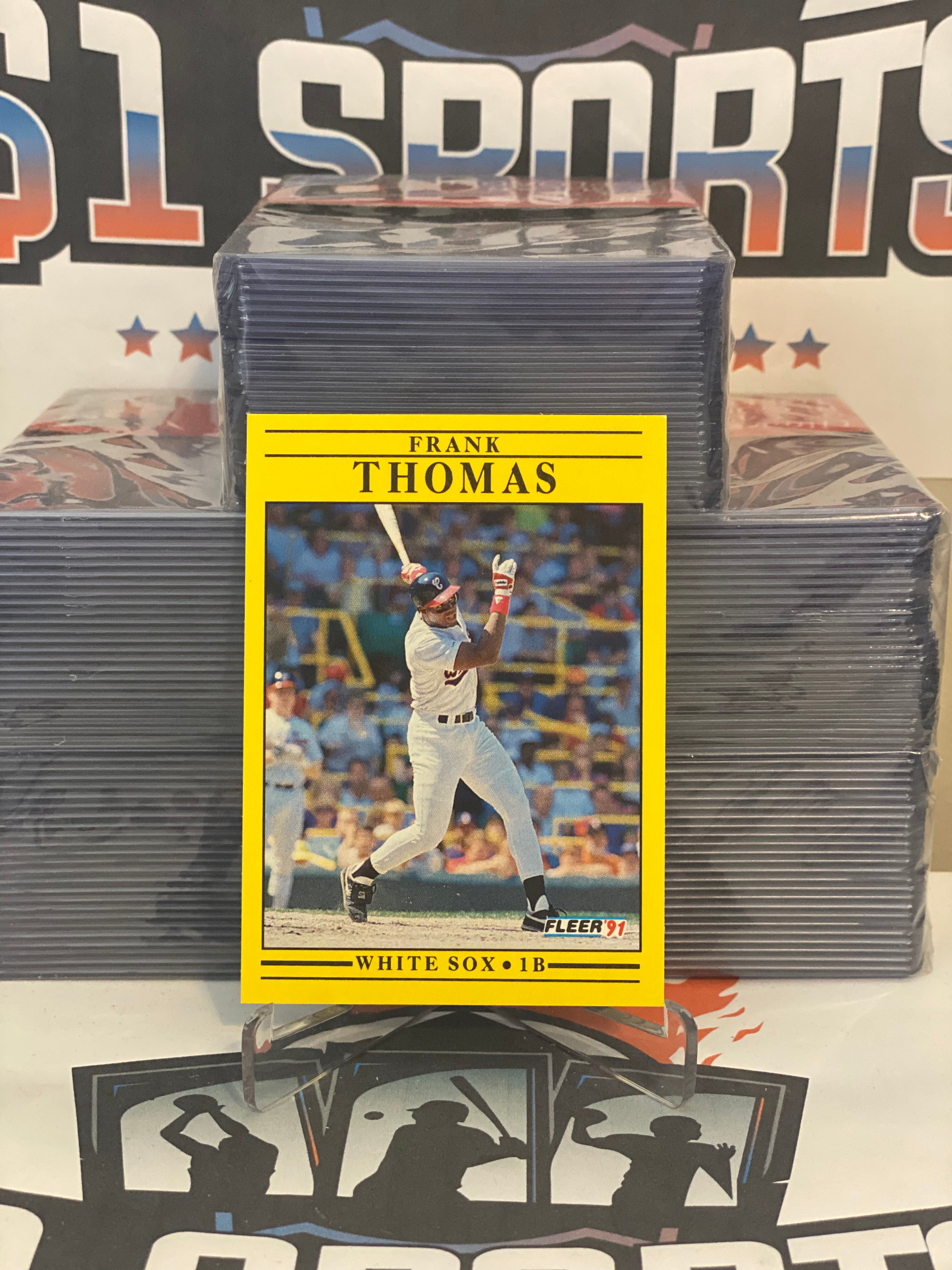 1991 Fleer # 138 Frank Thomas Chicago White Sox Baseball Card at