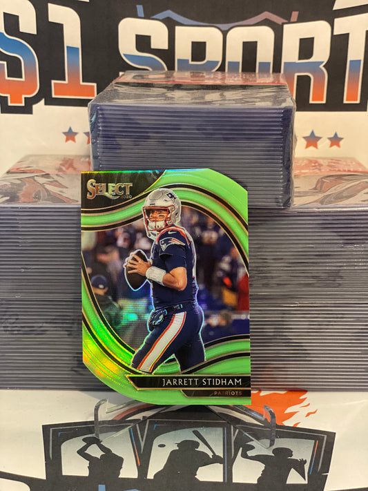 2020 Panini Prizm (Neon Green Die Cut Prizm, Field Level) Jarrett Stidham #336