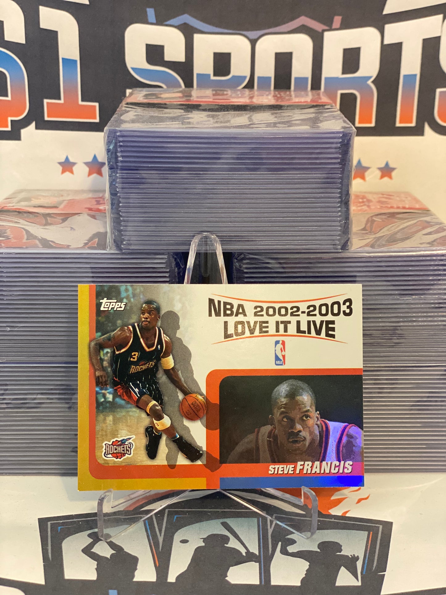 2003 Topps (NBA Love It Live) Steve Francis #LL-SF