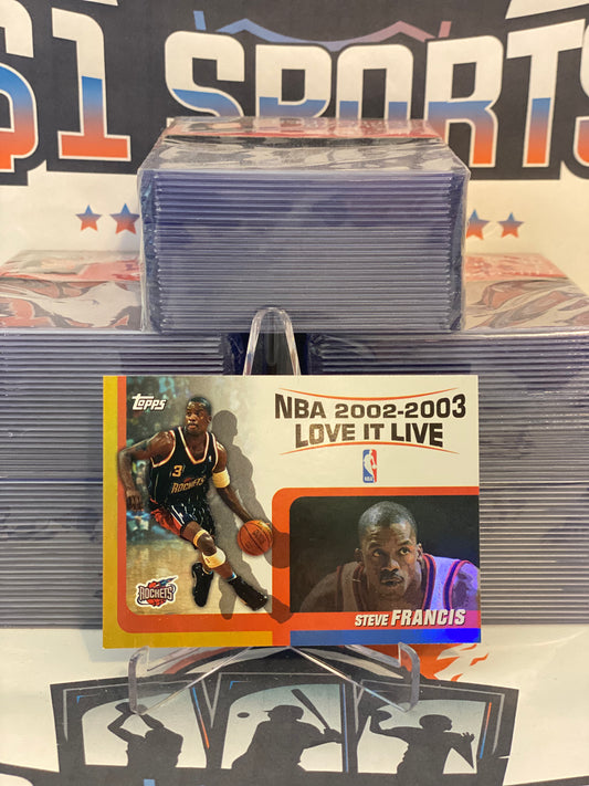 2003 Topps (NBA Love It Live) Steve Francis #LL-SF