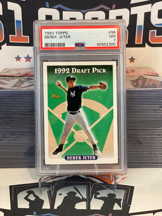 1993 Topps (Draft Pick) Derek Jeter Rookie #98 - PSA 7