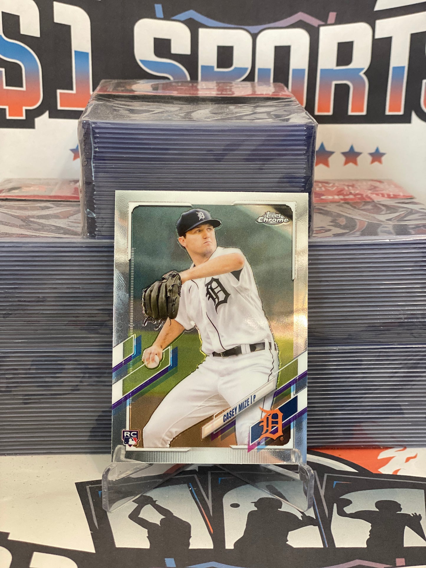 2021 Topps Chrome Casey Mize Rookie #4