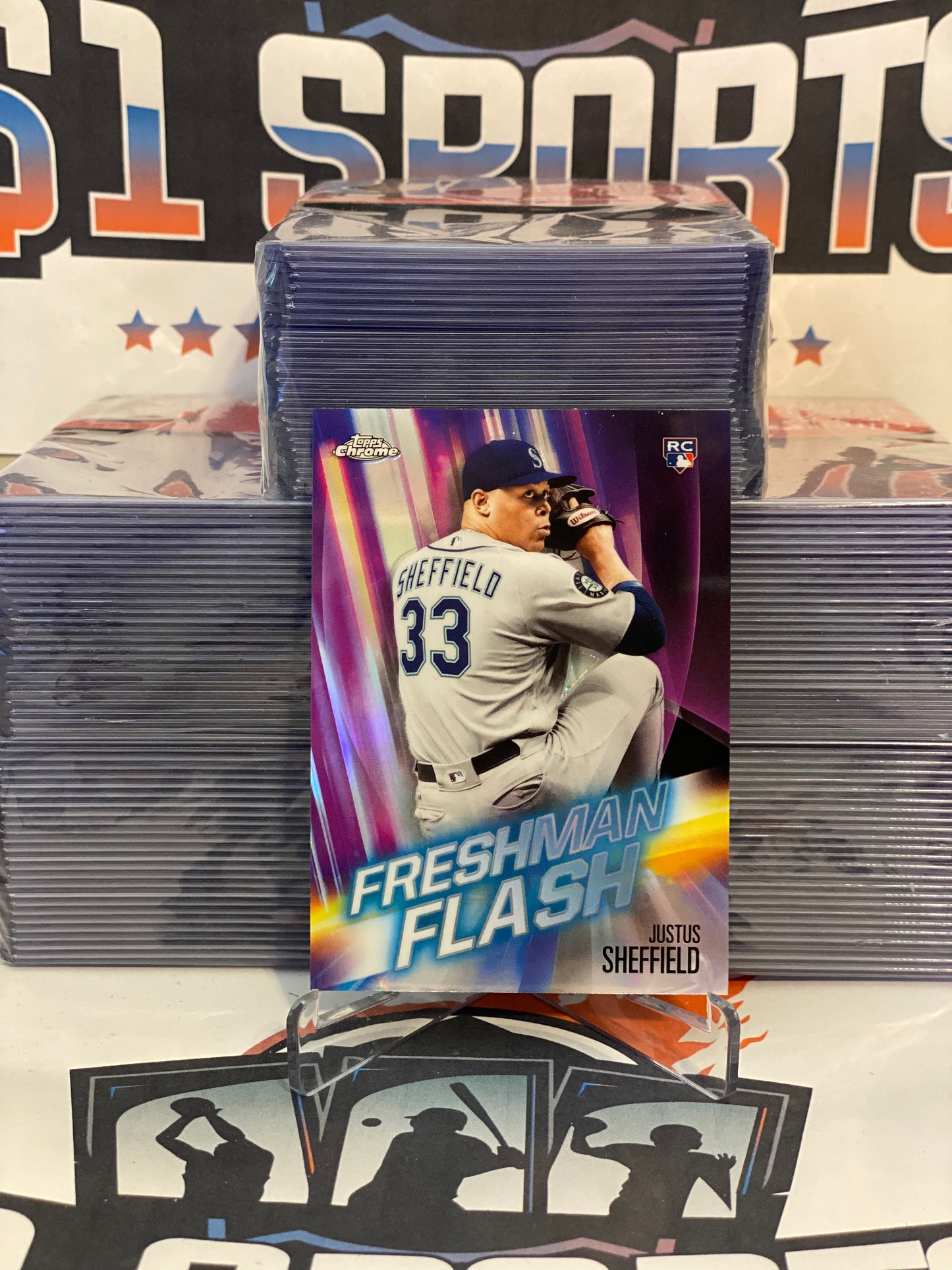 2019 Topps Chrome (Freshman Flash) Justus Sheffield #FF-12