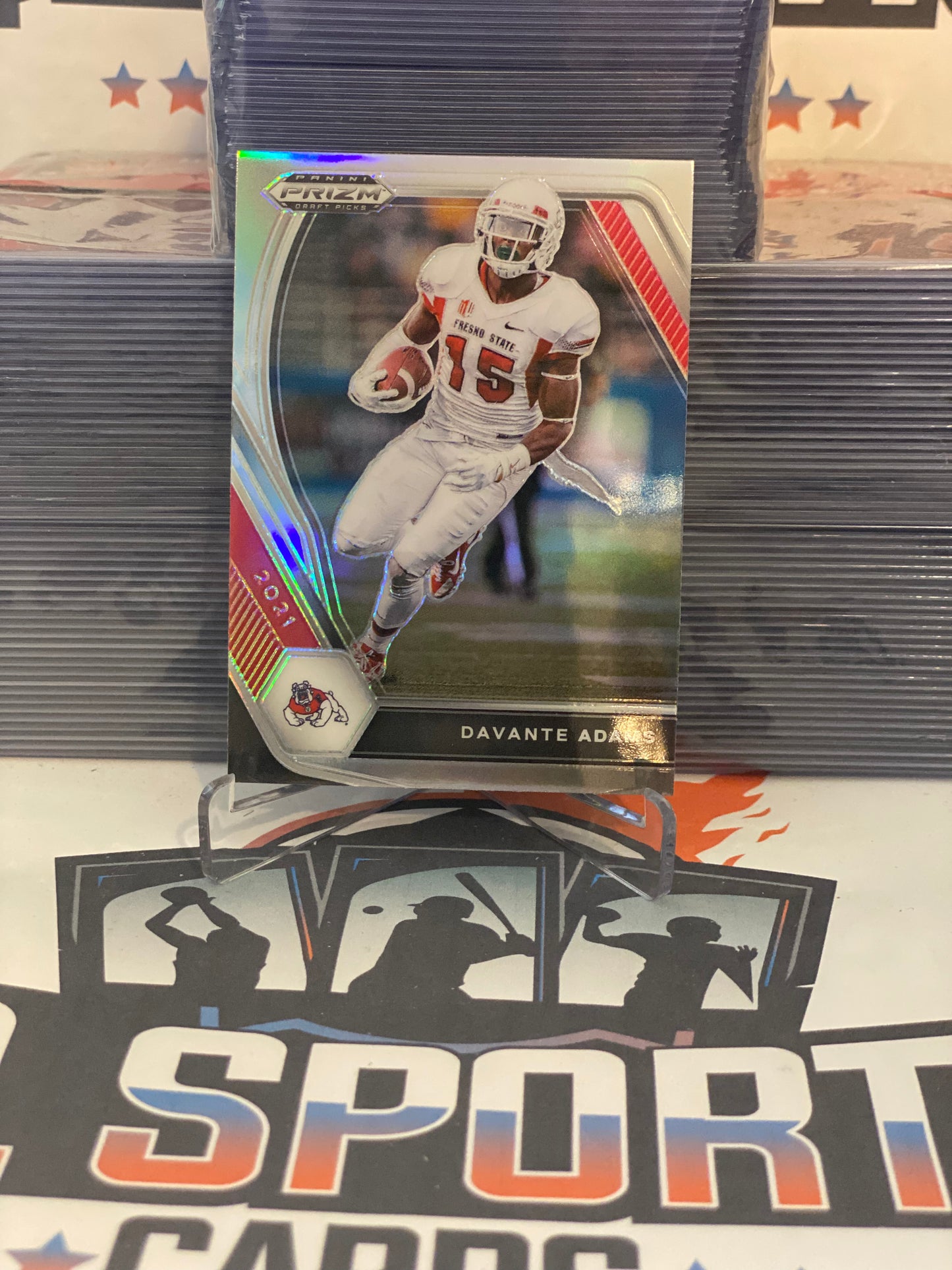 2021 Panini Prizm Draft Picks (Silver Prizm) Davante Adams #49