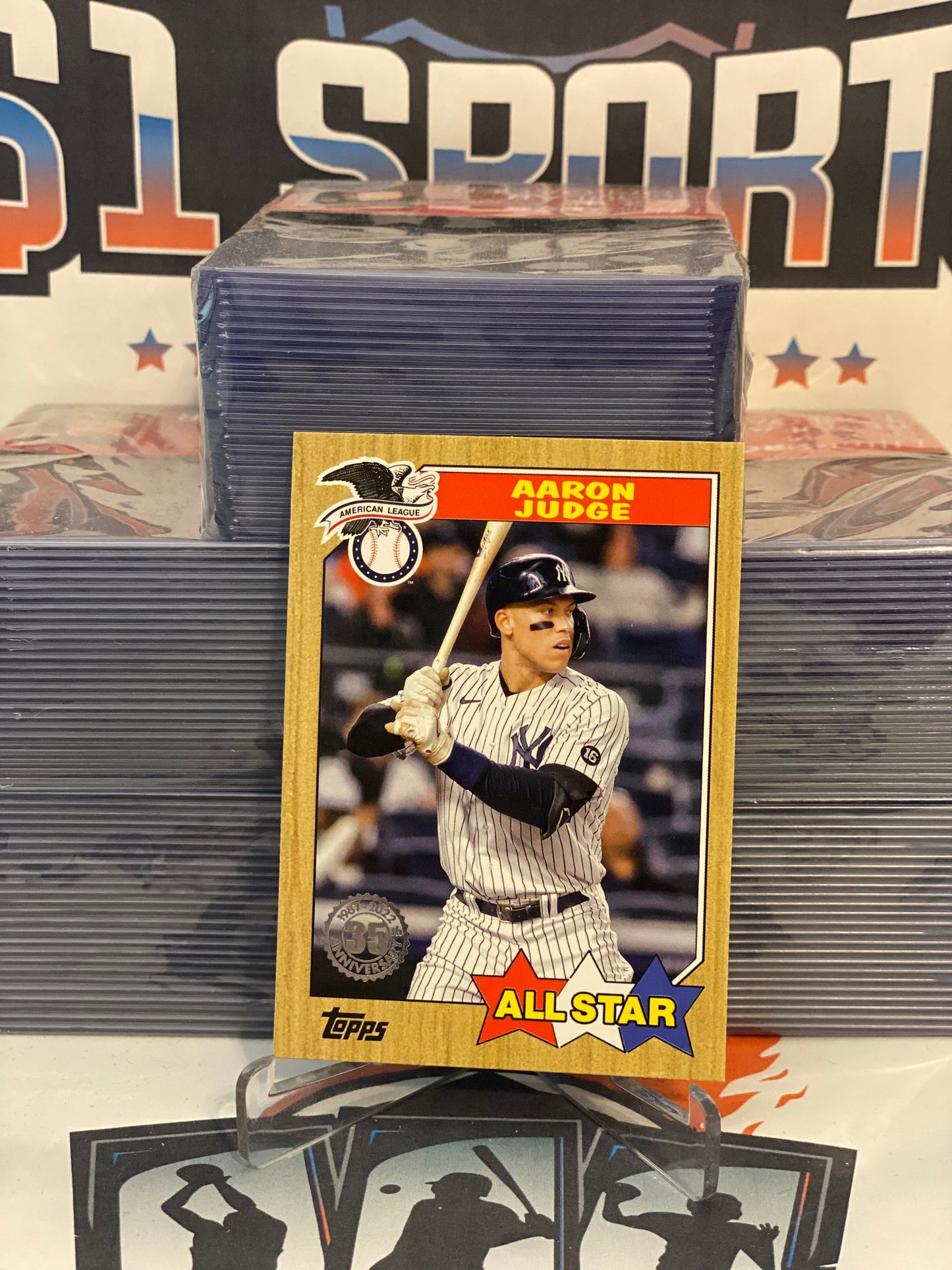 2022 Topps (35 Years of Topps, 1987 All-Star Redux) Aaron Judge #87AS-4