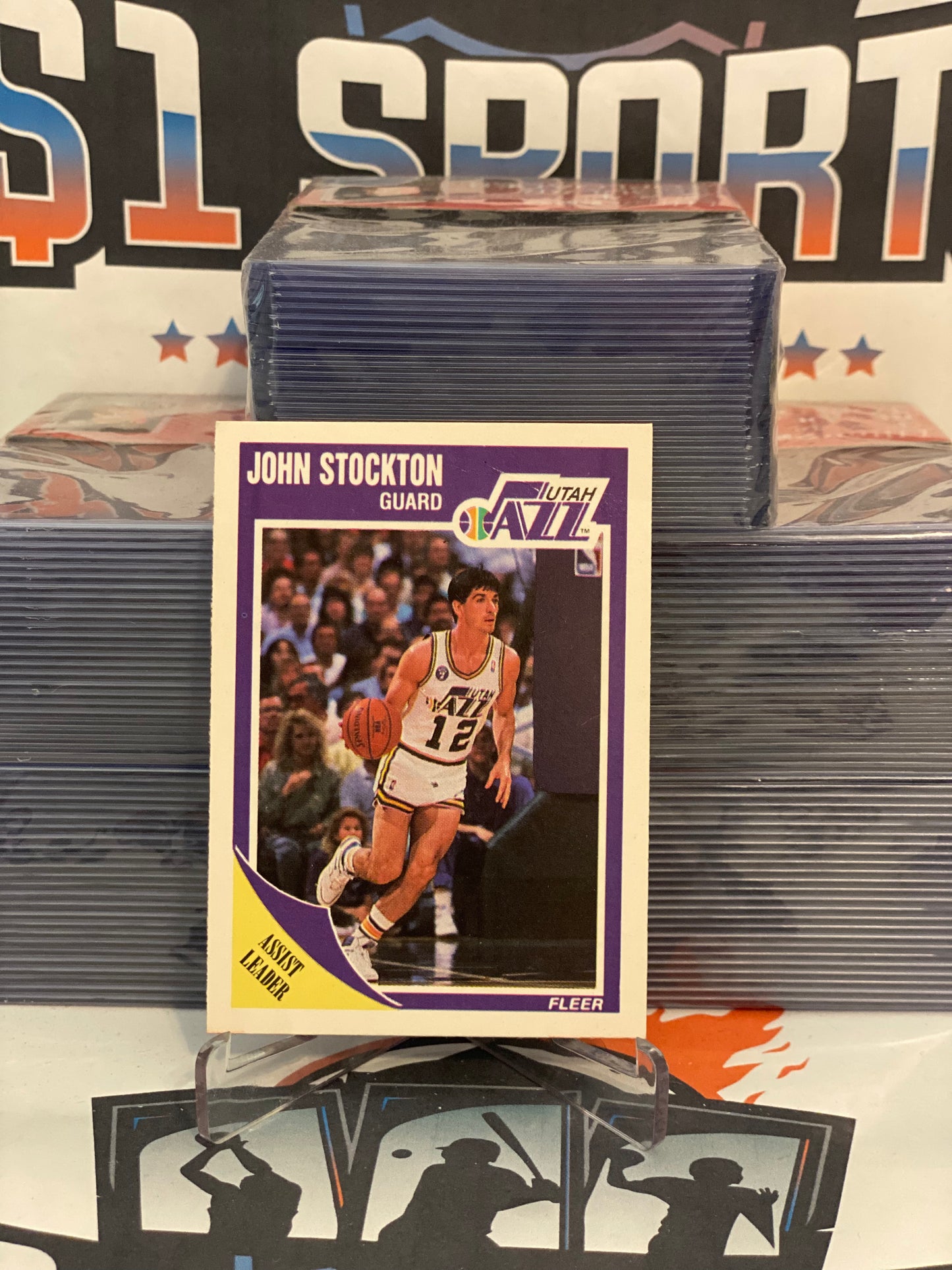 1989 Fleer John Stockton #156