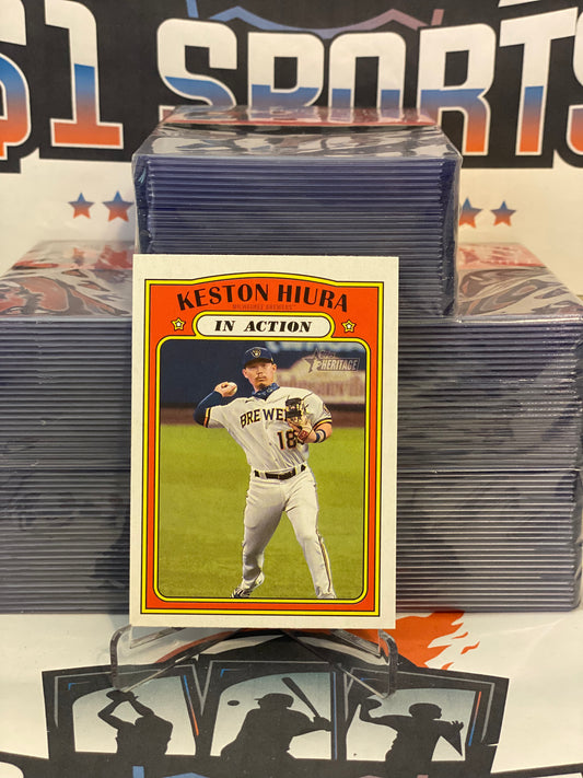 2021 Topps Heritage (In Action) Keston Hiura #178