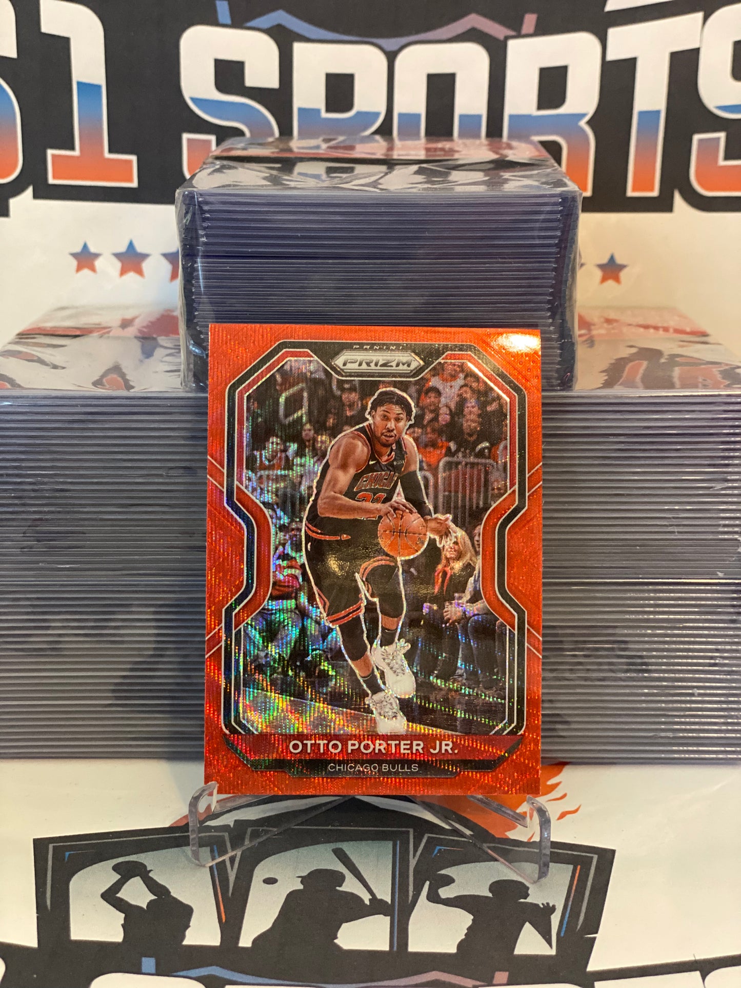 2020 Panini Prizm (Ruby Wave Prizm) Otto Porter Jr. #156