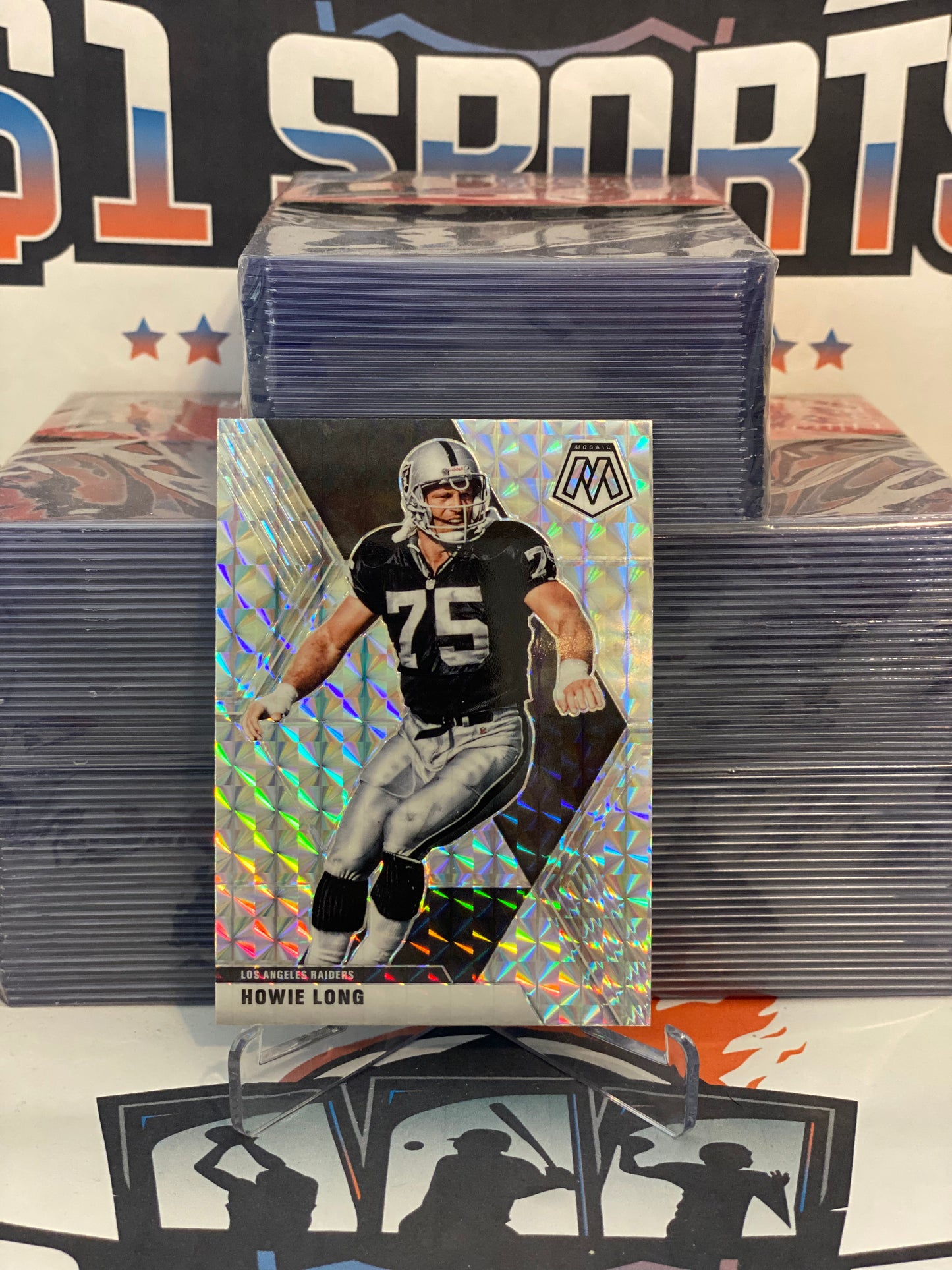 2020 Panini Mosaic (Mosaic Prizm) Howie Long #107