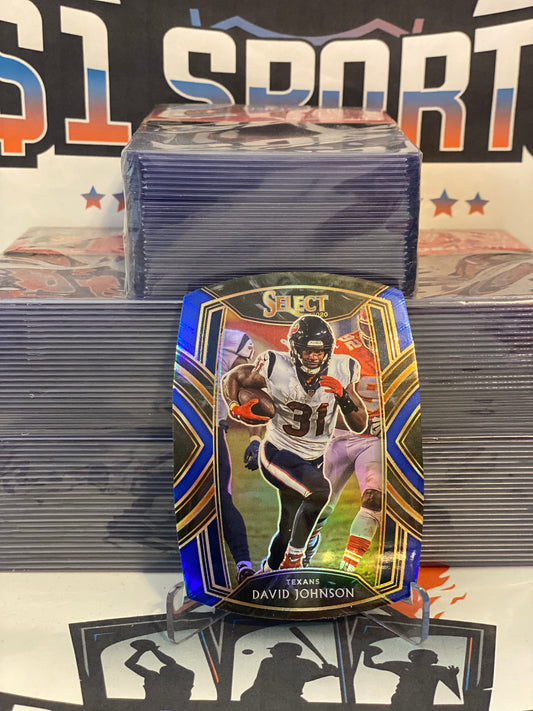 2020 Panini Select (Blue Die Cut, Club Level) David Johnson #226