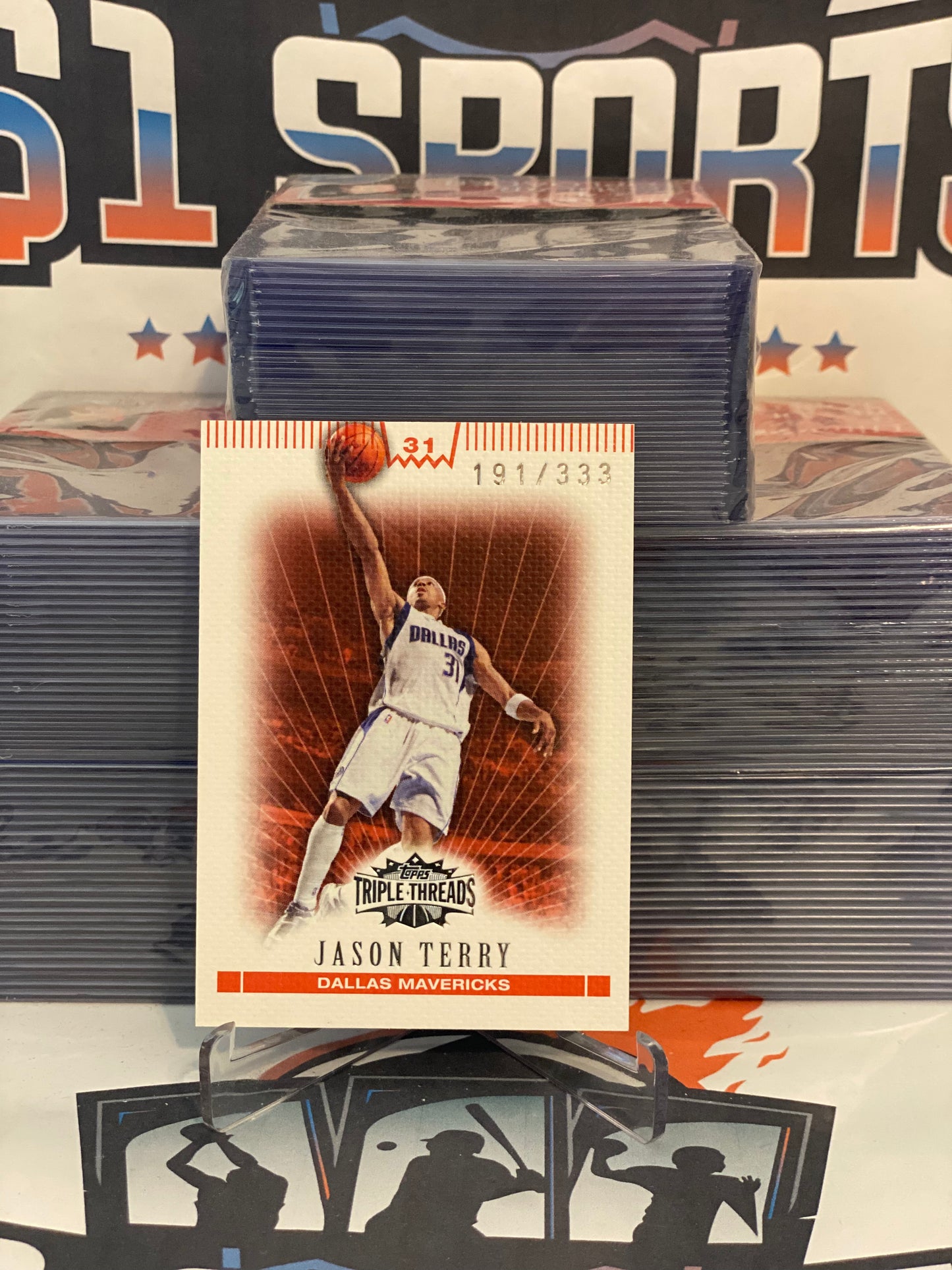 2008 Topps Triple Threads (191/333) Jason Terry #28