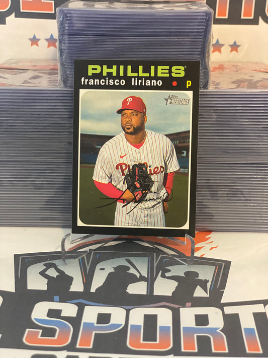 2020 Topps Heritage (Short Print) Francisco Liriano #719