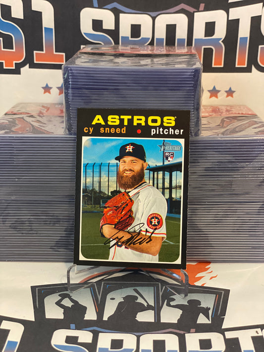 2020 Topps Heritage Cy Sneed Rookie #624