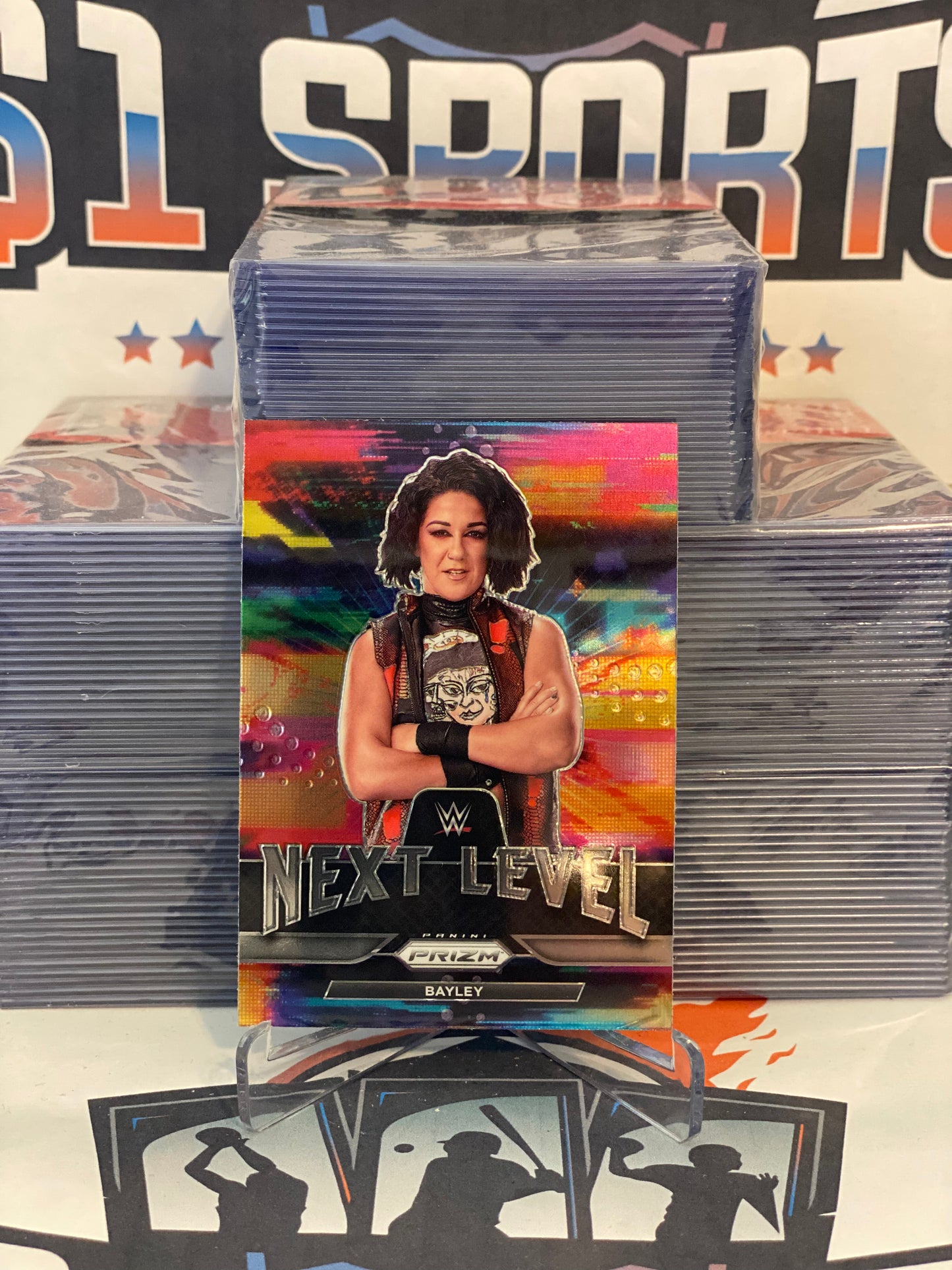 2022 Panini Prizm WWE (Next Level) Bayley #8