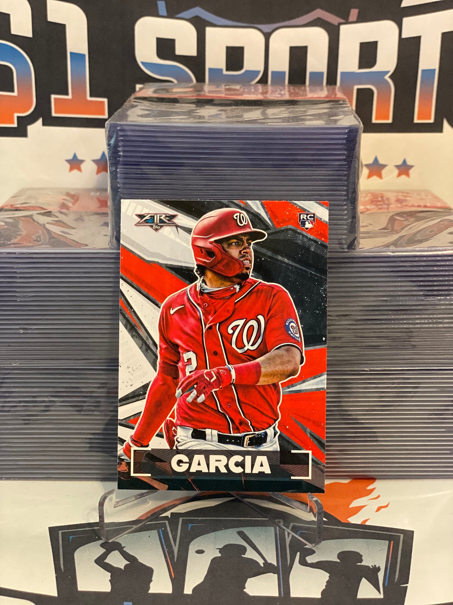2021 Topps Fire Luis Garcia Jr. Rookie #36