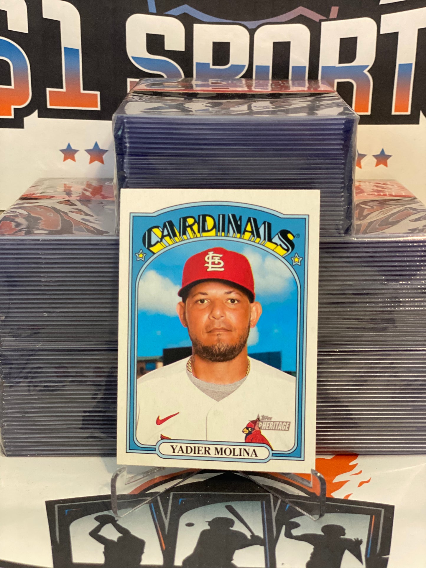2021 Topps Heritage Yadier Molina #17