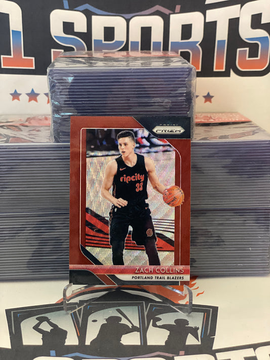 2018 Panini Prizm (Ruby Wave Prizm) Zach Collins #141