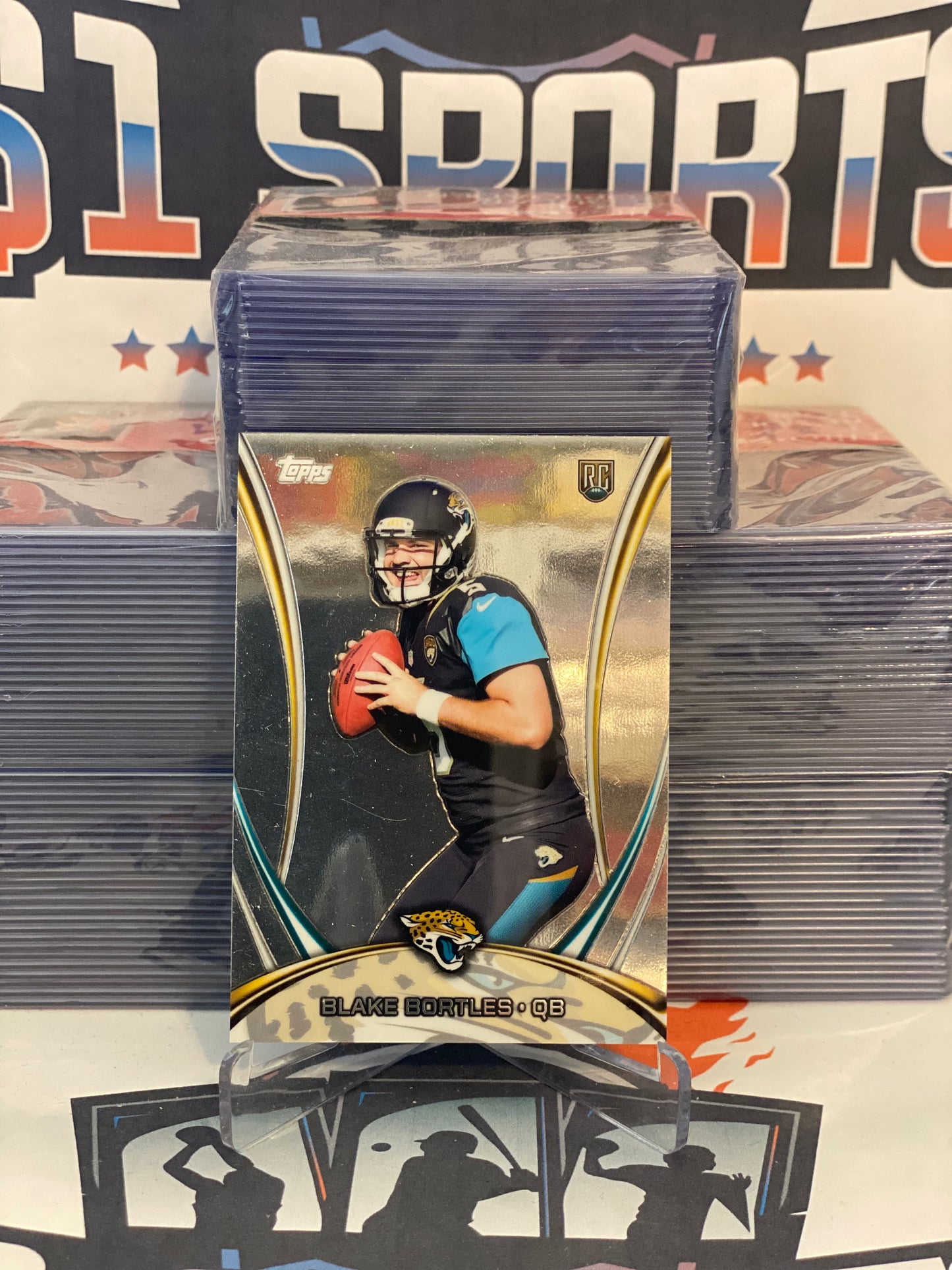 2014 Topps (Mega Football Chrome) Blake Bortles Rookie #3